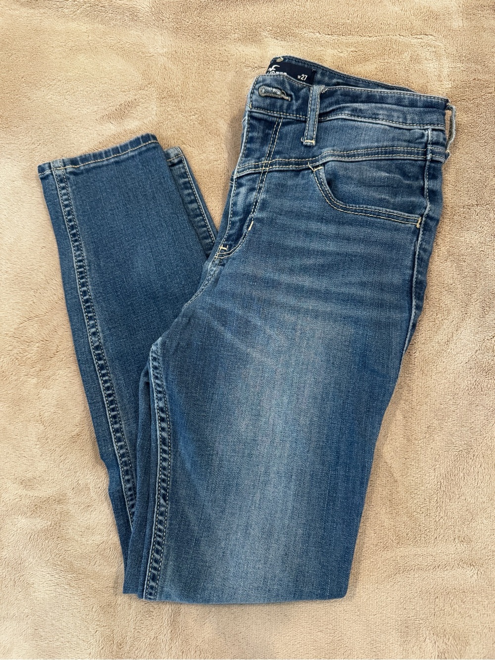 Hollister Women's Medium Blue Skinny Jeans